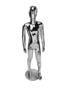 EMA-P305 Manekin dziecięcy chrom SILVER 110cm USZKODZONY