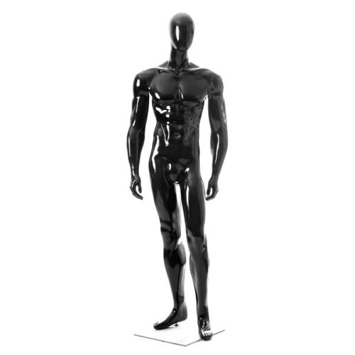 EMA-M004 Manekin męski czarny połysk