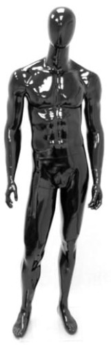 EMA-M011 Manekin męski czarny połysk 